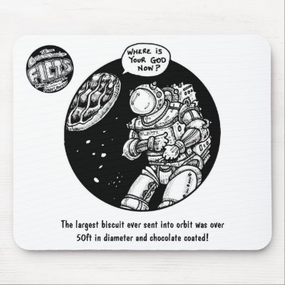 FICTS "Biscuit in Space" Mousepad by hokusbloke