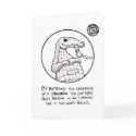 FICTS "Crocodile Lottery" Birthday Card