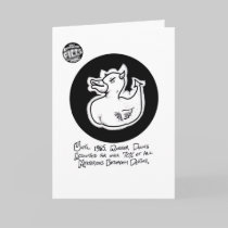 FICTS "Death Duck" Birthday Card