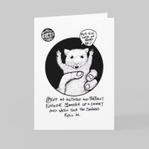 FICTS "Hamster Savings" Birthday Card