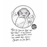 FICTS "Owls" Ladies Babydoll T-Shirt