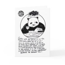 FICTS "Panda Rage" Birthday Card