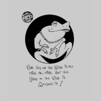 FICTS "Slutty Frog" Ladies Babydoll T-Shirt