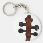 Fiddle Scroll Key Chain