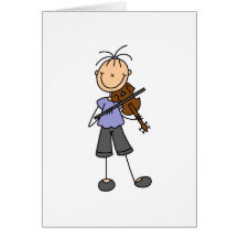 Fiddle Stick Figure Card