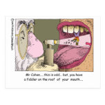 Fiddler On Roof Funny Dentistry Gifts & Tees Postcard