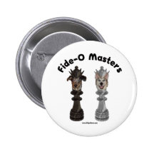 Fide-O Masters Chess Dogs Pins
