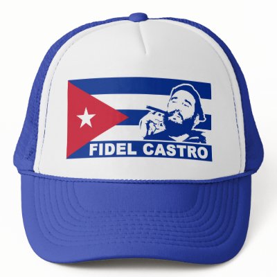 Fidel Castro Trucker Hat by ruderetro