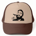 Fidel Castro with Cigar Portrait Hat