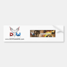 Fidelity, logoDOWteam, www.DOWGAMING.com Bumper Sticker