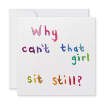 Fidgety girls can't sit still things to do fun art