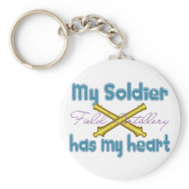 Field Artillery Love Keychains