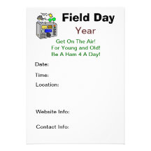 Field Day Ham Radio Invitations - Customise It!