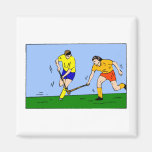 Field Hockey 2 boys Magnet