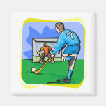 Field Hockey boy 7 play Magnet