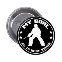 Field Hockey Goalie 'My Goal' Buttons