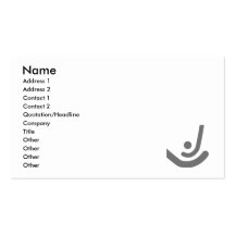 Field Hockey  Grey sticks & ball Logo Business Card Templates