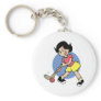 Field Hockey Player Key Chain