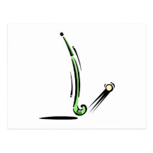 Field Hockey stick Post Cards