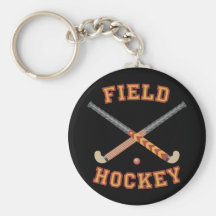 Field Hockey Sticks Key Chains