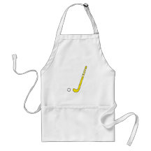 Field Hockey yellow stick Aprons