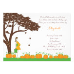 Field of Pumpkins Neutral Baby Shower Invitations