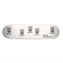 Field of Sketchy Skate Decks