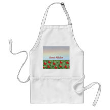 Field of Strawberries Apron