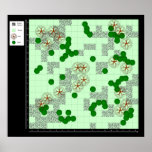 Field of Trees - Battlemap Poster posters