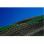 Field patterns in hill slope photo cut outs