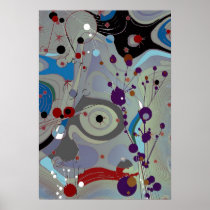 Fields - Abstract Poster