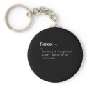 FIERCE (definition) keychains