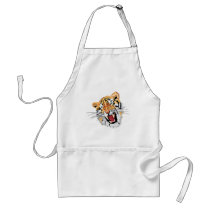 Fierce Growling Tiger Aprons