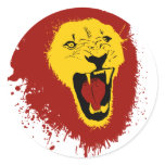 Fierce Lion stickers