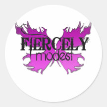Fiercely Modest Stickers