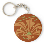 Fiery Flower Keychain