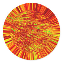 Fiery Fur Ball Sticker