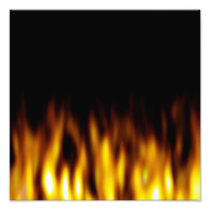 Fiery Hot Flames Backdrop Art Photo