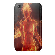 Fiery Lady Blackberry Curve Case-Mate Case