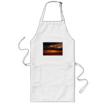 Fiery Sunset Long Apron