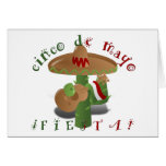 Fiesta Cactus w/Sombrero & Guitar Greeting Cards