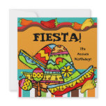 Fiesta Customised  Birthday Invitations