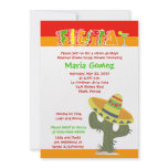 Fiesta Mexican Theme 5x7 Bridal Shower Invite invitations