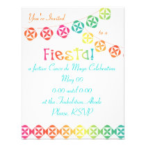 Fiesta Rainbow invitations