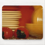 Fiesta Stacked Plates with Tomato S&P mousepads