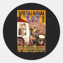 Fiestas Havana 1937 Sticker