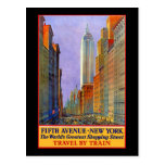 Fifth Avenue New York Post Card