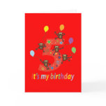Fifth Birthday Gift (Five Years) Card