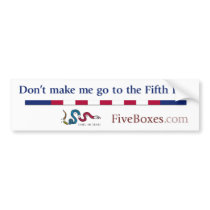 Fifth Box Bumper Sticker