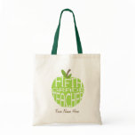 Fifth Grade Teacher Bag - Green Apple